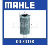 Mahle Oil Filter OX103D - fits BMW - Genuine Part - OE Matching Fit & Quality