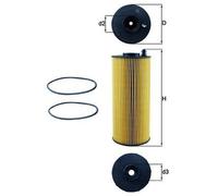 MAHLE ORIGINAL OX 1059D Oil filter