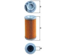 MAHLE ORIGINAL OX 1091 Oil filter
