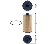 MAHLE OX 1186D Oil filter