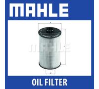 MAHLE OX 157D Oil filter