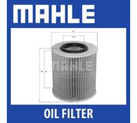 Mahle OX 166/1D Oil Filter