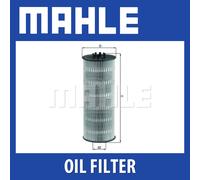 Mahle Oil Filter OX168D Mercedes Actros - Precision OE Matching Fit & Quality