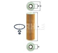 Mahle Oil Filter OX183/5D1 Mercedes C E Classes - OE Matching Fit & Quality