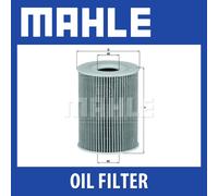 Mahle Oil Filter OX254D2 - fits BMW - Genuine Part - OE Matching Fit & Quality