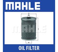 Mahle Oil Filter OX32D Mercedes Benz - Precision OE Matching Fit & Quality
