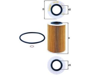 MAHLE Oil Filter OX436D OX 436D Genuine Part Fits HYUNDAI & KIA