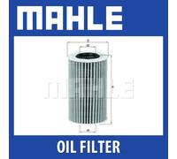 Mahle Oil Filter OX554D1 - fits Lexus IS-F - Genuine Part - OE Matching Quality