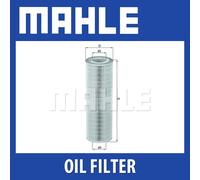 Mahle Oil Filter OX562D Scania P&R Series 10/07- - OE Matching Fit & Quality