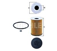 MAHLE OX 787D Oil Filter - Oil Filter with Gasket / Gasket Set