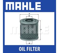 Genuine MAHLE Replacement Engine Oil Filter Insert OX 91D OX91D