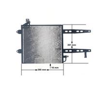 MAHLE ORIGINAL AC 216 000S Air conditioning condenser