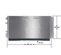 MAHLE ORIGINAL AC 44 000S Air conditioning condenser