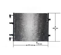 MAHLE ORIGINAL AC 708 000S Air conditioning condenser