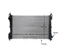 MAHLE ORIGINAL CR 1794 000S Engine radiator