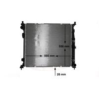 MAHLE ORIGINAL CR 1906 000S Engine radiator