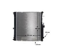 MAHLE ORIGINAL CR 1964 000S Engine radiator