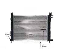 MAHLE CR 2166 001S Engine radiator
