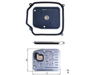 MAHLE Original HX 272D1 Hydraulic Filter Automatic Transmission Transmission Oil Filter