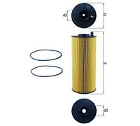 MAHLE ORIGINAL OX 1059D Oil filter