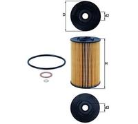 MAHLE OX 150D Oil Filter Fits Mercedes T2/L Van Platform/Chassis Man Toyota O&k