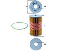 MAHLE OX 43D Oil Filter Fits Ford Mercedes Toyota Renault Trucks Perkins Fendt