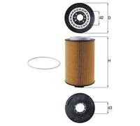 MAHLE OX 1028D Oil Filter - Oil Filter with Gasket / Gasket Set