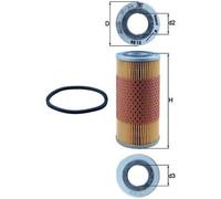 MAHLE OX12D Oil Filter Insert 69.8mm ⌀ 152mm Height Fits Alfa Romeo Moskvich