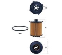 MAHLE OX 1357D Oil filter