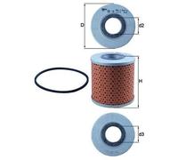 MAHLE OX14D Oil Filter Insert 92mm Diameter 99mm Height Fits Ford Transit