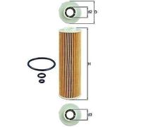 Oil Filter fits MERCEDES E200 1.8 02 to 15 Mahle 2711800009 2711800109 Quality