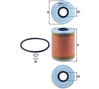 Genuine MAHLE Replacement Engine Oil Filter Insert OX 187D OX187D