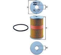 MAHLE Oil Filter Element - OX18D