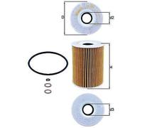 OX254D3 Oil Filter Insert 83mm Outer 38mm Inner 108mm Height By Mahle Knecht