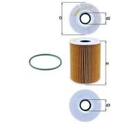 MAHLE OX 254D4 Oil filter