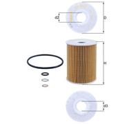 Mahle Oil Filter OX355/3D fits Chevrolet Captiva Vauxhall Antara