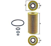 MAHLE OX 383D Oil Filter - Oil Filter with Gasket / Gasket Set