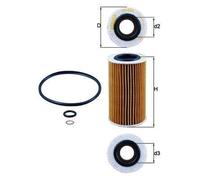 MAHLE OX 384D Oil Filter - Oil Filter with Gasket / Gasket Set