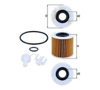 MAHLE OX 414D1 Oil filter