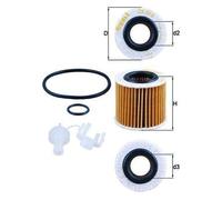 Mahle Original Engine Oil Filter OX 416D2 - With Gasket Set