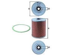 MAHLE OX79D Oil Filter Insert Fits BMW 501 Borgward Isabella Porsche 356 912