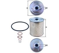 MAHLE OX 85D Oil Filter - Oil Filter with Gasket / Gasket Set