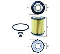 MAHLE OX 982D Oil filter