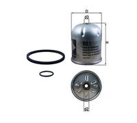 Mahle Original Oil Filter OZ1D Rotary – Fits Renault RVI – Genuine OE Quality