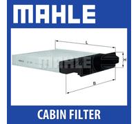 Mahle Pollen Air Filter Cabin Filter LA230 fits Nissan Renault