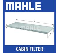 Genuine MAHLE Replacement Interior Air Cabin Pollen Filter LA 11 LA11