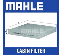 Mahle Pollen Air Filter for Cabin Filter LA82 Fits Honda Civic Rover 200