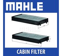 MAHLE LAK 221/S Interior Cabin Air Filter - Carbon Activated Pollen Filter - with odor protection - Car