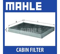 Mahle Original Cabin Filter LAK 307 – Activated Carbon, Odor Protection – for Mercedes‑Benz & VW