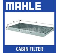 Pollen / Cabin Filter fits MERCEDES A160 W169 1.5 09 to 12 M266.920 Mahle New